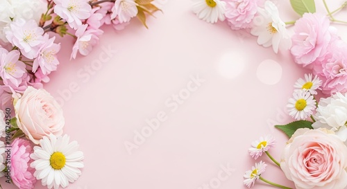 Happy mother s day floral arrangement pink and white blooms for a loving celebration