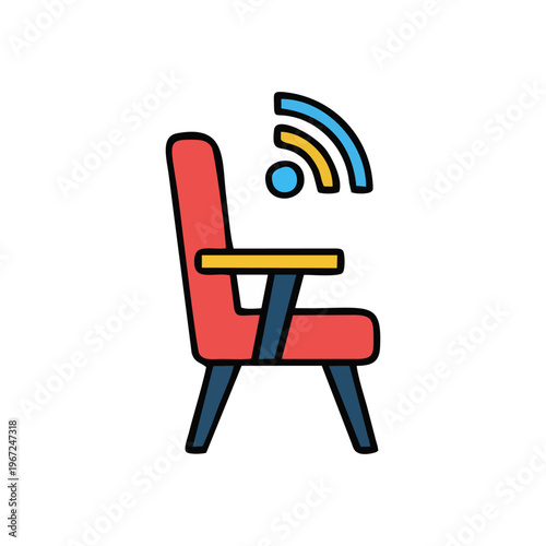 Connected Dining Chair Serving As Smart Seating Workstation