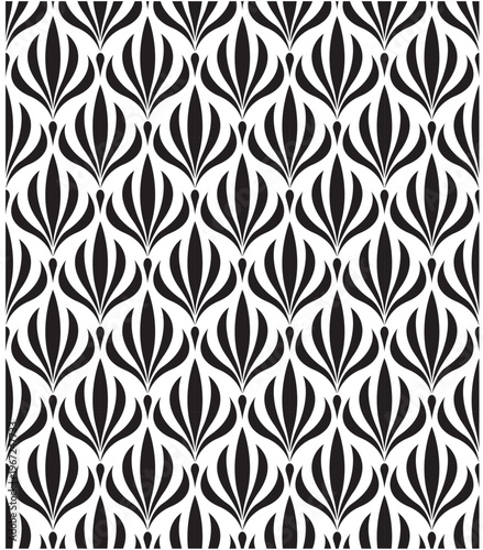 black and white seamless pattern