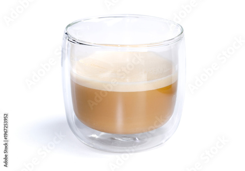 Φωτογραφία Double wall glass espresso with crema
