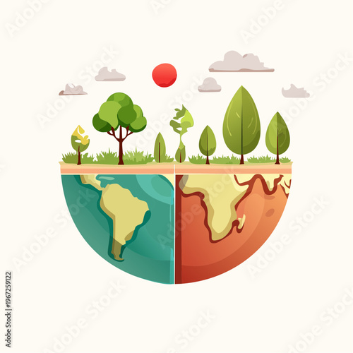 Sustainable Earth Concept