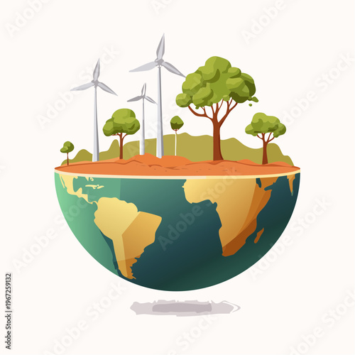 Sustainable Earth Concept
