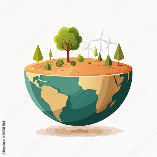 Sustainable Earth Concept