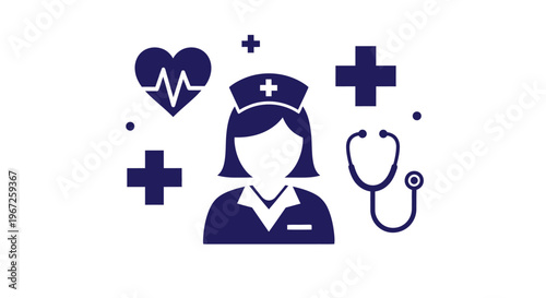 Nurse Healthcare Medical Professional Woman.