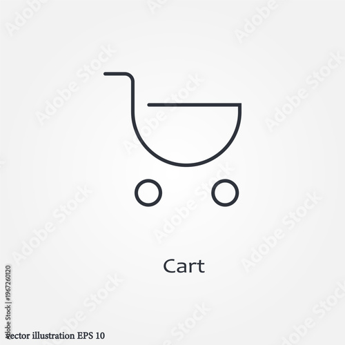 cart icon symbol illustration vector eps10 logo template design pattern seamless bright minimal design flat design realistic style simple design modern design