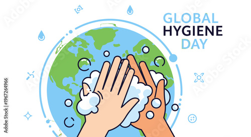 Global Hygiene Day awareness campaign logo.