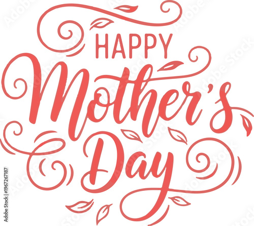 Happy mother's day greeting card