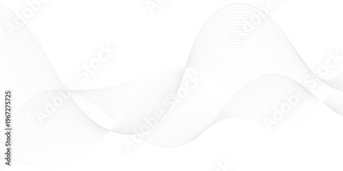 Beautiful dynamic smooth space texture background. vector wave digital white and gray gradient blend futuristic technology. flow tech transparent line stripe energy connection web music and sound.