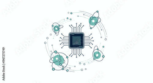 Quantum Computing Processor with Atom Orbits.
