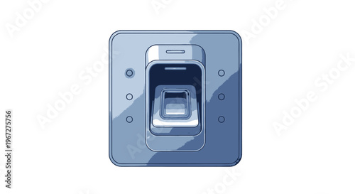 Biometric Fingerprint Scanner for Secure Identification and Access.