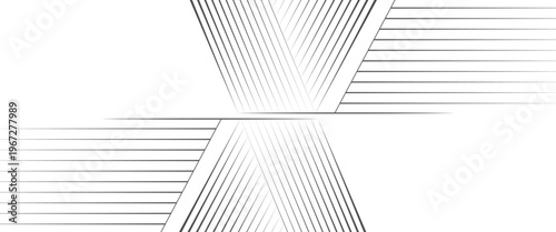 Vector digital lines wave blank dynamic hexagon decoration modern background