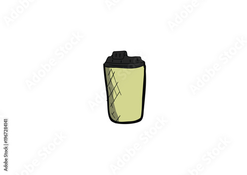Thermos Light green insulated travel mug