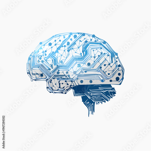 AI Gehirn  Neuronales Netzwerk