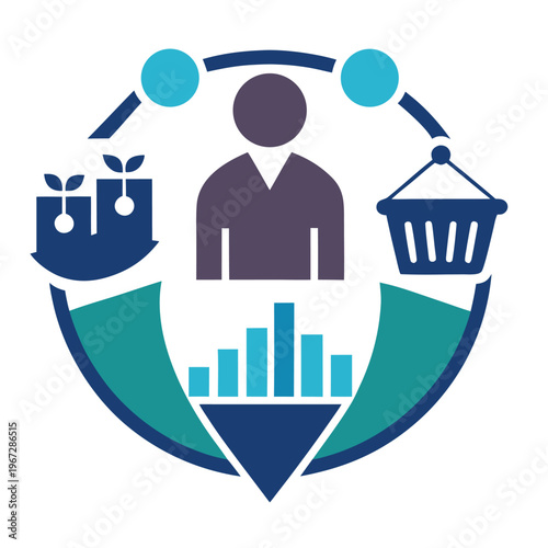  Market Penetration  silhouette  Icon