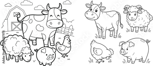 vector illustration of animals