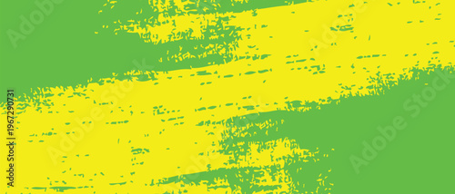 A bright yellow background with scattered green grunge elements, perfect for adding texture and visual interest to designs, marketing materials, or creative projects.