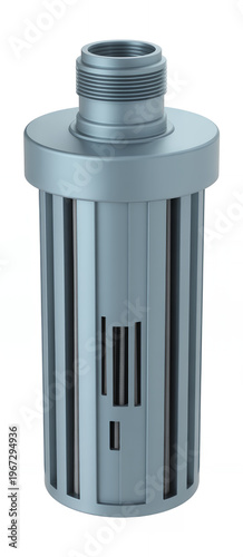 Metal pipe connector with threaded and slotted sides