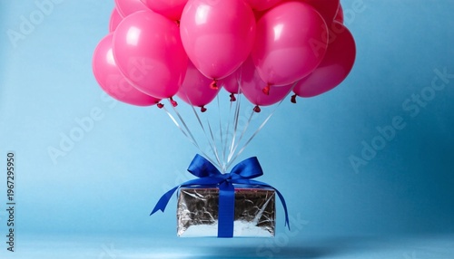 balloons on the sky background