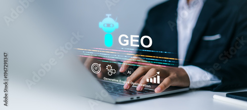 Tableau sur toile Generative engine optimization geo for digital marketing strategy