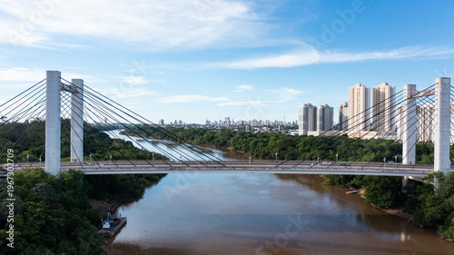 Fotografía Ponte Sérgio Motta, Cuiabá Mato Grosso. Várzea Grande