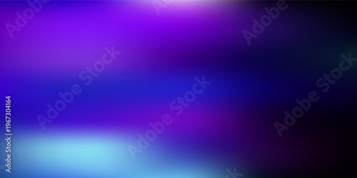 Abstract blue neon light waves on dark background, futuristic glowing grainy gradient texture, modern digital art design for creative projects