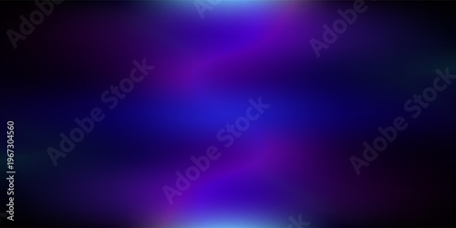 Abstract blue neon light waves on dark background, futuristic glowing grainy gradient texture, modern digital art design for creative projects