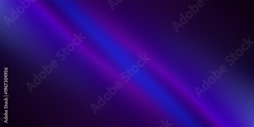 Abstract blue neon light waves on dark background, futuristic glowing grainy gradient texture, modern digital art design for creative projects