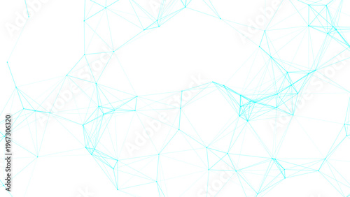 Vector Abstract neural network visualizes data flow and interconnected nodes showcase intricate digital world with complexity revealed, highlighting innovation, data transfer and innovation. 