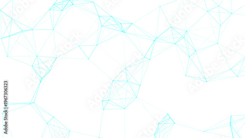 Vector Intricate network of interconnected dots and lines in abstract form, representing connectivity and data transfer with technology and futuristic visual feels