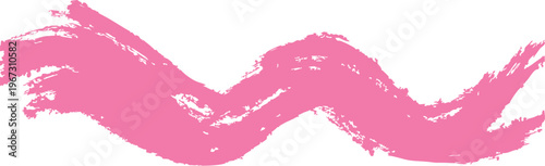 Pink brush stroke on white background for design and art purposes freely usable