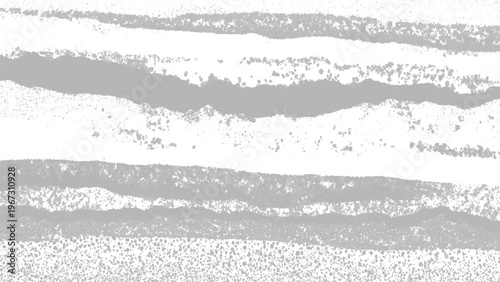 Gray and white striped grunge texture with rough and distressed paint effect abstract background