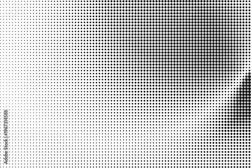 Halftone Dotted Background Vector Illustration
