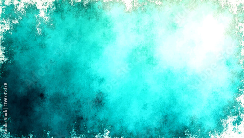 Abstract turquoise cloud-like artwork shows a vibrant artistic and dynamic texture and create depth and mystery and invite imagination and evoke artistic expressions 