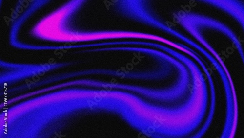 Dark Blue and Magenta Grainy Abstract Fluid Texture with Glow