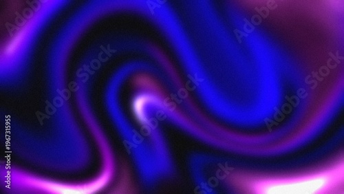 Dark Blue and Magenta Grainy Abstract Fluid Texture with Glow