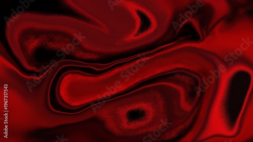 Red and Black Grainy Abstract Silk Texture