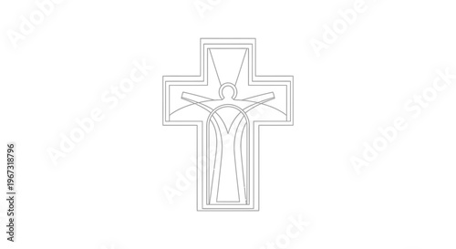 Crucifix Christian Cross Jesus Christ Symbol.