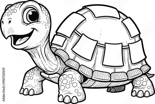 Memorial day remembrance adorable turtle illustration for honoring fallen heroes