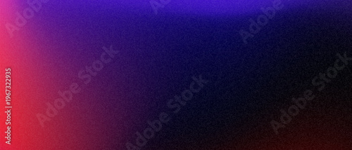 Abstract noisy grainy gradient textured background vector illustration. Minimalist nostalgic blurred backdrop with color gradation of purple, dark blue and black. Wide vintage abstract web banner