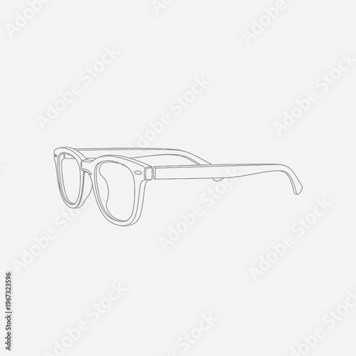 Stylish eyeglasses with a classic design for vision correction and fashion statement.