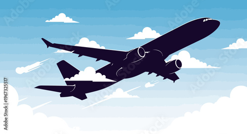 Two airplanes flying in the sky with clouds.