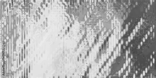 Abstract monochrome digital art with blurred organic shapes and fluid textures creating a soft, ethereal visual pattern for backgrounds and creative design