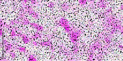 Pink and White Dotted Abstract Background with Scattered Clusters and Dark Contrast for Floral or Festive Themes