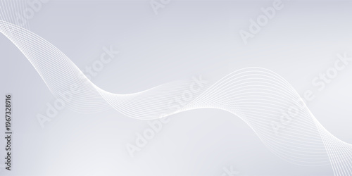 Abstract background with flowing lines. Simple and modern digital future technology. eps10