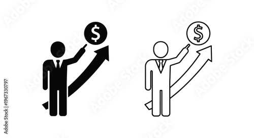 Business Growth Finance Investment Vector