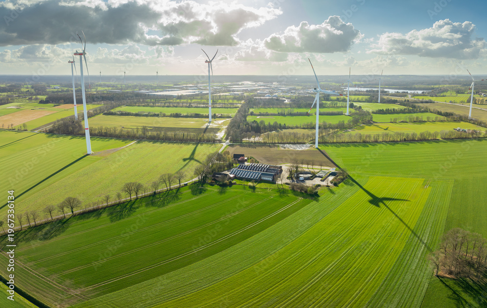 Fototapeta premium Wind turbines in Germany