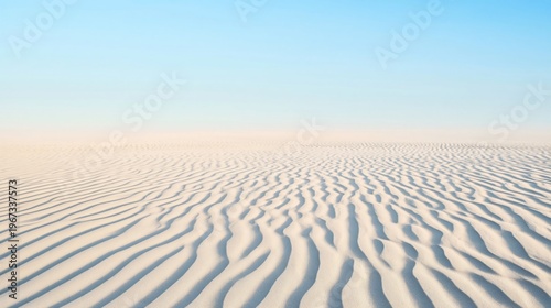 Bright Ocean Waves Roll Onto a Sandy Shore on a Sunny Day at the Beach in the...