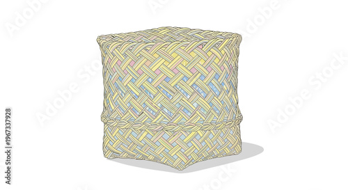 Woven Holographic Foil Fabric Roll Closeup.