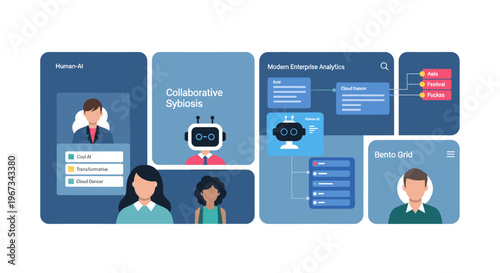 A calming digital illustration representing innovative technology solutions