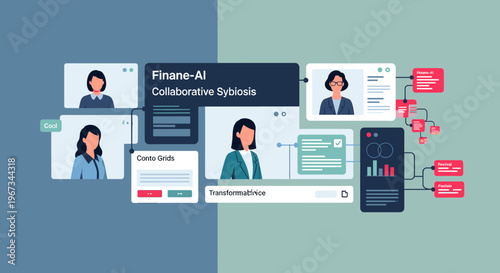 A minimalist illustration of a woman in a blue shirt on a blue background, conveying a sense of calmness and serenity, suitable for use in marketing m